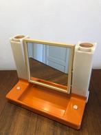 Vintage make up spiegel met licht, vintage design, Huis en Inrichting, Ophalen of Verzenden, Zo goed als nieuw, Kunststof