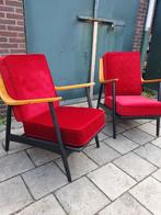 TweeVintage Fauteuis., Ophalen, Zo goed als nieuw, Hout, ,Vintage Sixties