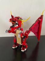Lego Creator 6751 Fiery Legend, 3 in 1 waaronder 2 draken, Ophalen of Verzenden, Gebruikt, Complete set, Lego