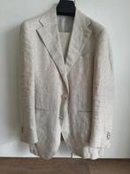 Suitsupply zand 100% linnen pak 46, Kleding | Heren, Beige, Ophalen of Verzenden, Zo goed als nieuw, Maat 46 (S) of kleiner