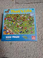 That's Life Legpuzzel - 1000 Stukjes, Ophalen, 500 t/m 1500 stukjes, Zo goed als nieuw, Legpuzzel