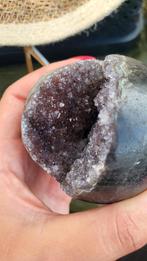 Amethist bol pacman 7 cm, Ophalen of Verzenden