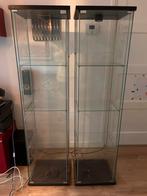 Set vitrinekasten, Huis en Inrichting, Ophalen, 50 tot 100 cm, Glas, 150 tot 200 cm