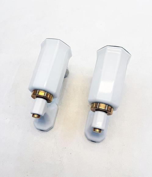 Art deco Serie 1930 badkamer wandlampjes, set van 2 stuks, Huis en Inrichting, Lampen | Wandlampen, Zo goed als nieuw, Ophalen of Verzenden