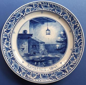 Kerstmis 1941 Porceleyne Fles 25cm (4) interieur kerstboom * beschikbaar voor biedingen