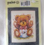 Pako pakketje beer met luier zie foto's, Hobby en Vrije tijd, Nieuw, Handborduren, Ophalen of Verzenden, Borduurpakket