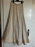 Beige lehenga, Overige typen, Beige, Ophalen of Verzenden, Zo goed als nieuw
