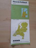 ANWB TOERISTENKAART 1 NOORD-HOLLAND   Noord, Boeken, Hobby en Vrije tijd, Gelezen, Ophalen of Verzenden