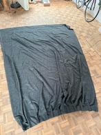 Set van 2 - Antraciet gordijn, Ophalen of Verzenden, Zo goed als nieuw, 100 tot 150 cm