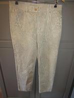 G452 Zerres mt 44 kurz (22) jeans beige animal print, Verzenden, Beige, Maat 42/44 (L), Zo goed als nieuw