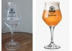 6 nieuwe LINDEBOOM BIERGLAZEN, Ophalen of Verzenden, Nieuw, Glas of Glazen, Overige merken