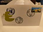 FN Genève 1972 Eerste Dag Envelop, Postzegels en Munten, Postzegels | Nederland, Ophalen of Verzenden, Na 1940, Gestempeld