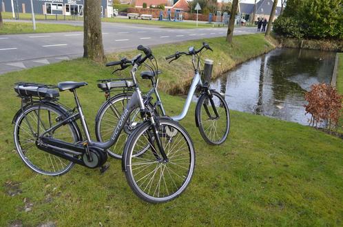 Set Victoria Trekking Framemaat 46 en 56 cm 400 Wh accu, Fietsen en Brommers, Elektrische fietsen, Zo goed als nieuw, Overige merken