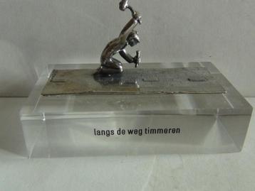 Miniatuur zilver S14f straatmaker straat zilveren miniaturen beschikbaar voor biedingen