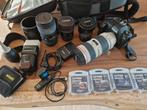 Canon 5D II met lenzen, toebehoren en tas, Audio, Tv en Foto, Fotocamera's Digitaal, Ophalen, Zo goed als nieuw, Canon, Geen optische zoom