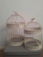 Decoratieve Brocante Vogelkooien - Set van 2, Huis en Inrichting, Ophalen of Verzenden, Zo goed als nieuw