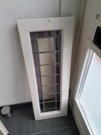 Glas in lood deur overlicht, Gebruikt, Raamkozijn, Minder dan 75 cm, Hout