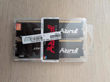 Kingston FURY Beast Black 16GB Kit (2x8GB) DDR5-6000  beschikbaar voor biedingen