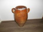 prachtige grote antieke franse pot  60 cm hoog, Ophalen