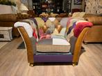 PATCHWORK CHESTERFIELD Fauteuil Periwinkle HARRIS TWEED Stof, Huis en Inrichting, Ophalen of Verzenden, Nieuw, 75 tot 100 cm, Stof