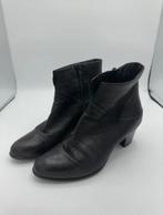 Freeflex zacht lederen zwarte enkellaarsjes, Zwart, Lage of Enkellaarzen, Ophalen of Verzenden, Zo goed als nieuw