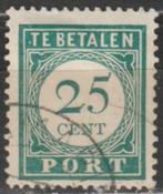 309. Curacao Port 40* gest. pl. Port LEES, Verzenden, Gestempeld