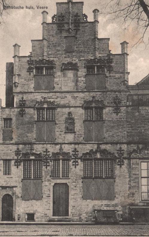 Schotsche huis, Veere  129157, Verzamelen, Ansichtkaarten | Nederland, Ongelopen, Zeeland, Voor 1920, Ophalen of Verzenden
