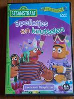 Sesamstraat spelletjes en knutselen dvd, Gebruikt, Alle leeftijden, Ophalen of Verzenden, Tv fictie
