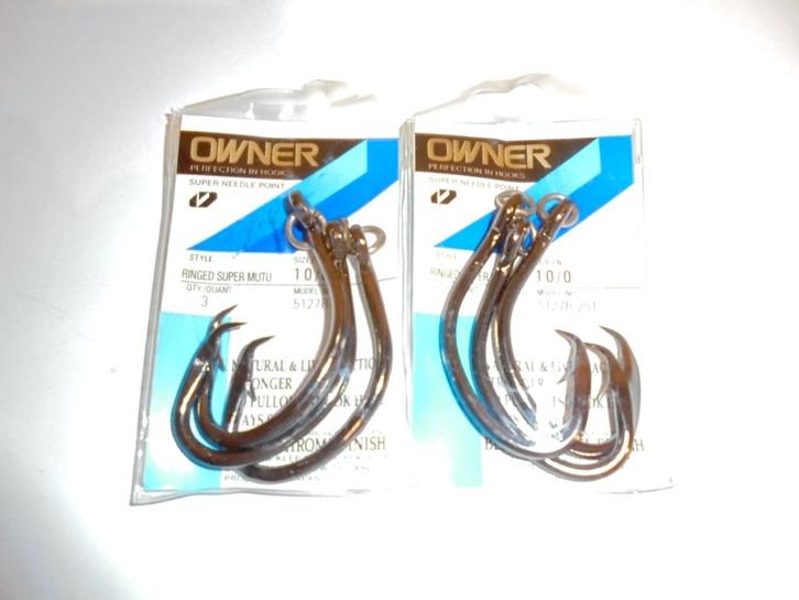 Big Game OWNER Circel Hooks Super Mutu Made in Japan Nieuw., Watersport en Boten, Hengelsport | Zeevissen, Nieuw, Haak, Ophalen of Verzenden