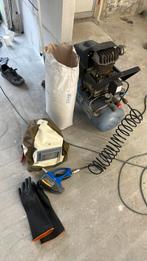 Zandstraal gereedschap zandstralen, Ophalen, Gebruikt