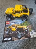 Lego technic Jeep Wrangler, Ophalen of Verzenden, Zo goed als nieuw, Complete set, Lego