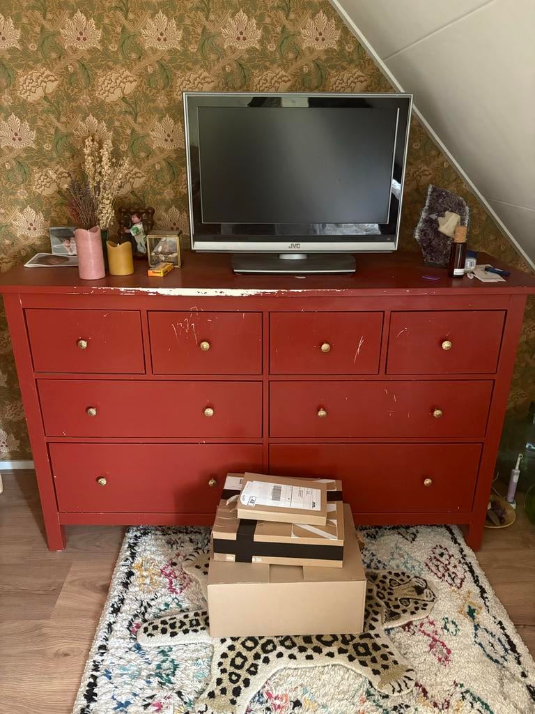 IKEA Hemnes commode - Geverfd, maar kan nog prima!, Huis en Inrichting, Kasten | Dressoirs, Gebruikt, 100 tot 150 cm, Ophalen of Verzenden