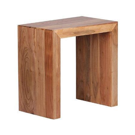 Wohnling bijzettafel MUMBAI hout, Huis en Inrichting, Tafels | Bijzettafels, Nieuw, Rechthoekig, 60 cm of meer, 55 tot 75 cm, Hout