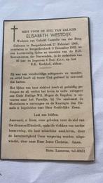 Elisabeth Westdijk 1866-1952 Bergschenhoek x G.C. vd Burg, Verzenden