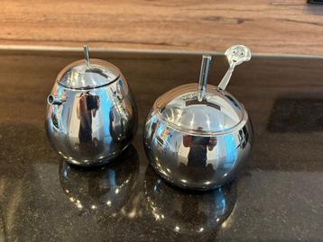 Melkkannetje + suikerpotje alessi Fruit Basket-lijn (nieuw) beschikbaar voor biedingen