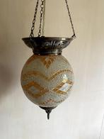 Sfeervolle Marokkaanse hanglamp, Huis en Inrichting, Lampen | Hanglampen, Minder dan 50 cm, Marokkaans, Glas, Gebruikt