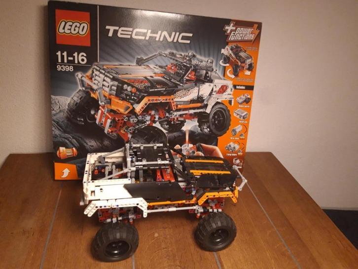 Technic Lego 9398 4x4 Crawler, Kinderen en Baby's, Speelgoed | Duplo en Lego, Zo goed als nieuw, Lego, Complete set, Ophalen of Verzenden