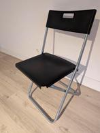Klapstoel Gunde Ikea + bonus Dr. Pepper, Huis en Inrichting, Ophalen, Zwart, Zo goed als nieuw, Eén