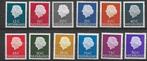 1967-1971, NVPH 618b-634b - Kon. Juliana, 'en profil' {B56}, Postzegels en Munten, Postzegels | Nederland, Ophalen of Verzenden