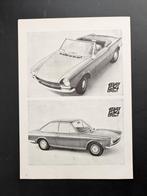 Oude reclame / Advertentie FIAT 124 Sport - FIAT Dino, Boeken, Ophalen of Verzenden, Gelezen, Overige merken