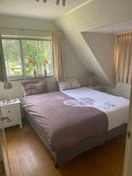 Bed, Huis en Inrichting, Slaapkamer | Bedden, Ophalen, Zwart, Tweepersoons, Zo goed als nieuw