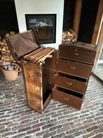Antieke prachtige reiskist voorzien van lades, Antiek en Kunst, Verzenden