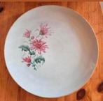 Schonwald Bavaria platte ronde schaal roze bloemen chrysant, Antiek en Kunst, Ophalen of Verzenden