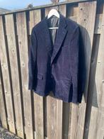 Canali Marineblauwe Velvet Blazer - Italiaans Vakmanschap, Ophalen of Verzenden, Nieuw, Maat 52/54 (L), Blauw