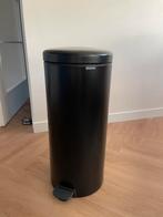 Zwarte Brabantia Prullenbak met Pedaal, Ophalen, Gebruikt, Met pedaal, 50 tot 75 cm