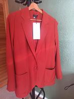 Blazer LaDress Carey Crêpe satin blazer L Rood, Maat 42/44 (L), Nieuw, Ophalen of Verzenden, Jasje