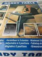 Multifunctionele bijzettafel - Bedtafel – Laptoptafel, 45 tot 60 cm, Minder dan 55 cm, Rond, Nieuw