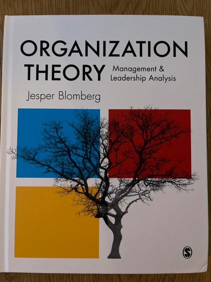 Organization Theory from Jesper Blomberg, Boeken, Economie, Management en Marketing, Zo goed als nieuw, Management, Ophalen of Verzenden