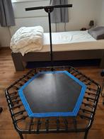 Jumping fitness trampoline - amper gebruikt - verstelbaar!, Ophalen, Overige typen, Buik, Zo goed als nieuw