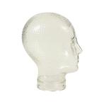 Vintage Glazen Hoofd Etalage Mannequin Koptelefoon Display 2, Antiek en Kunst, Curiosa en Brocante, Ophalen of Verzenden